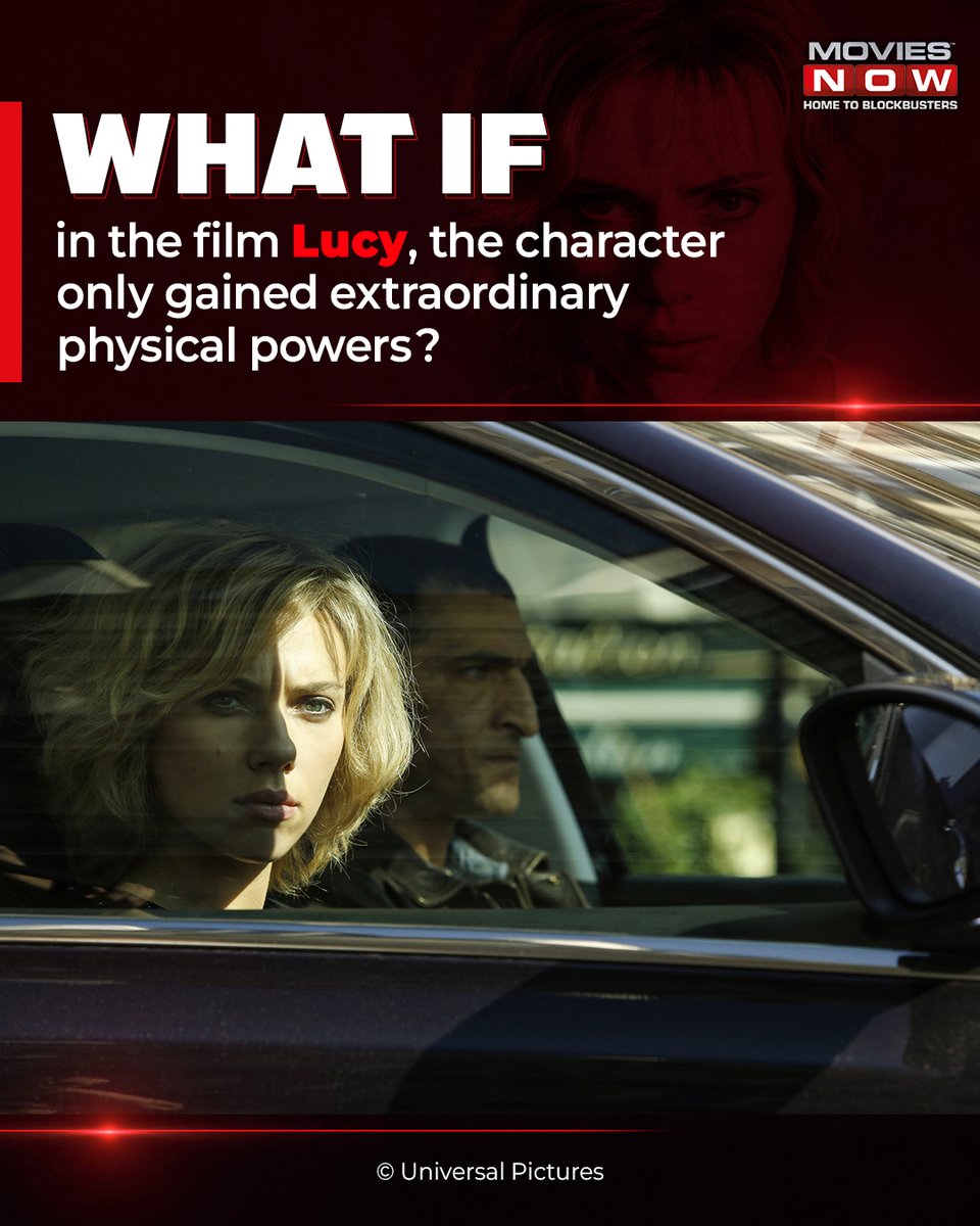 In the movie, Lucy gains incredible physical &amp; mental capabilities because of a performance-enhancing drug. But what if she didn't have the mental ability? What would she do? What could've happened?

Tell us your theories in the comments!

#Lucy #ScarlettJohansson #MoviesNow