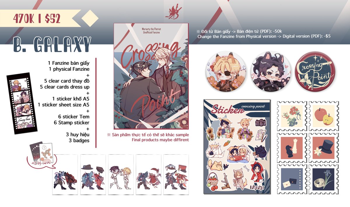 SWcrossingpoint's tweet photo. 【PRE-ORDER OPEN】

Order for Crossing Point - SherLiam fanzine is now open. 

🌹 Period: 04 Oct - 03 Nov 2022

🔗 Order form (ship trong Việt Nam): https://t.co/MjRh8ESSRl
🔗 Order form (shipping outside of Vietnam): https://t.co/7u7GY7Vs1h

#sherliam #crossingpoint_zine https://t.co/sv6Vqj64zI