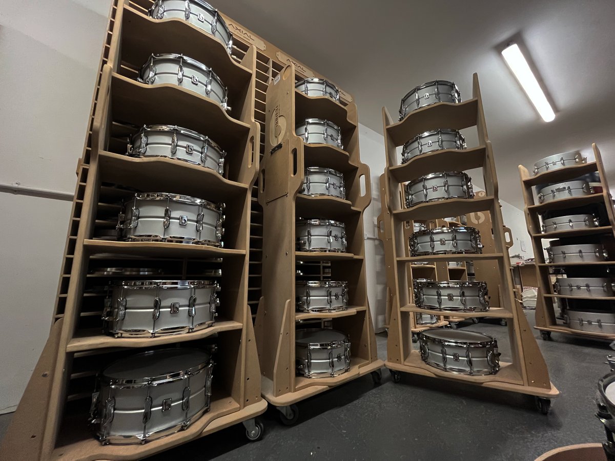 britishdrumco's tweet photo. Aviator is ready to take off! Landing in a store near you soon...

#britishdrumco #britishdrumcompany #aviator #snaredrum #snaredrums #drumworld #factorylife #drumfactory #drummer https://t.co/xHfNDnG8P4