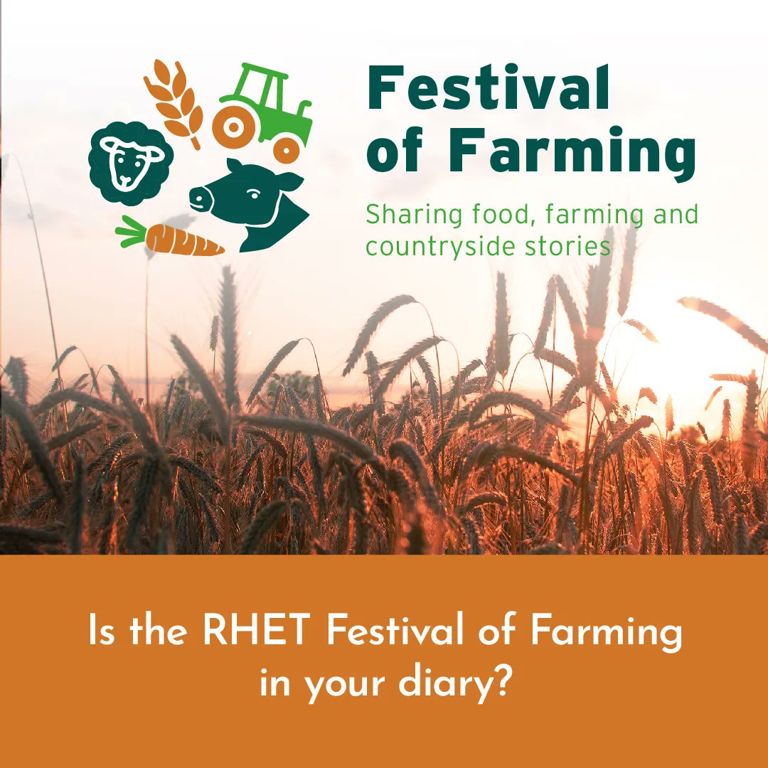 Is the RHET Festival of Farming in your diary? 📝 

It’s running from the 7th to the 18th November. Register your interest to get involved!

➡️ mailchi.mp/rhet/festivalo… 
#FestivalOfFarming #STEMnation #DigitalLearning