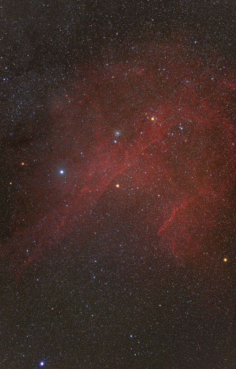 #Astrophotography 
<a href="/xipteras/">Panagiotis Xipteras</a> 
Astrofarm Tivoli, Namibia, Mai 2022

Emmisionsnebel im Sternbild Puppis um den Sternhaufen NGC2477
Canon 6D MKII 18x300 sec.
Starlight Express SX36 6x900 sec Ha
Zeiss 135 mm APO Sonnar, Avalon M-Zero