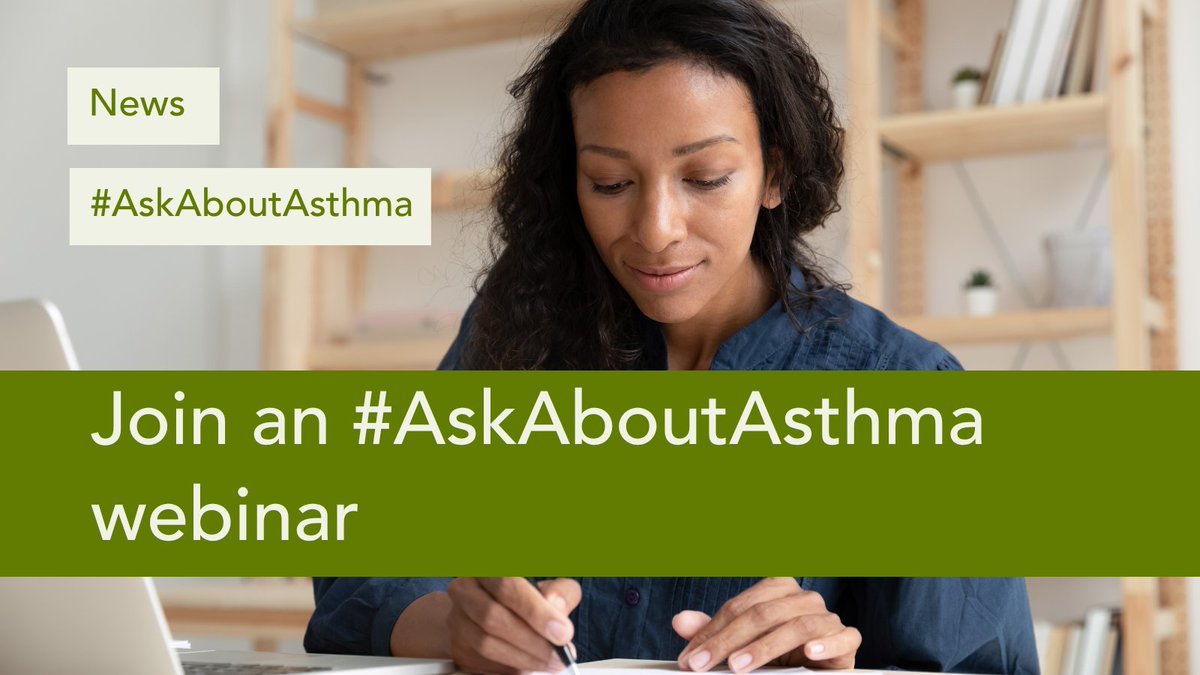 As part of #AskAboutAsthma 2022 Healthy London are hosting daily webinars from 3-9 October focused on children and young people’s asthma care. 

These events are designed for stakeholders across the spectrum of CYP asthma systems. 

Learn more and register ow.ly/M8Lr50KY5mX