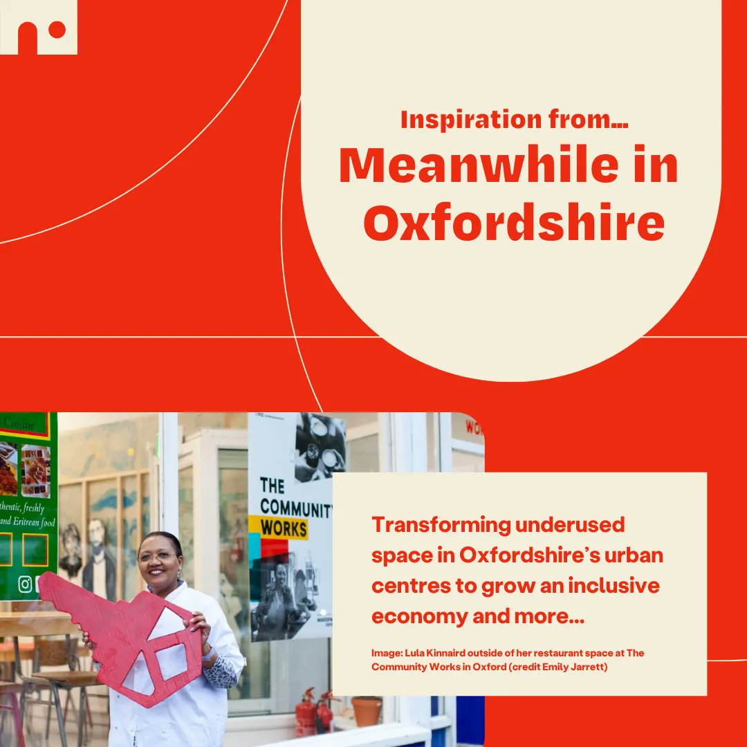 Pioneering communities, councils & asset owners are working together to do town centre property differently, unlocking multiple buildings for amazing ideas💡

Discover what's happening in Oxfordshire: buff.ly/3frGXPx @Makespaceoxford #MeanwhileinOxfordshire @property_wild