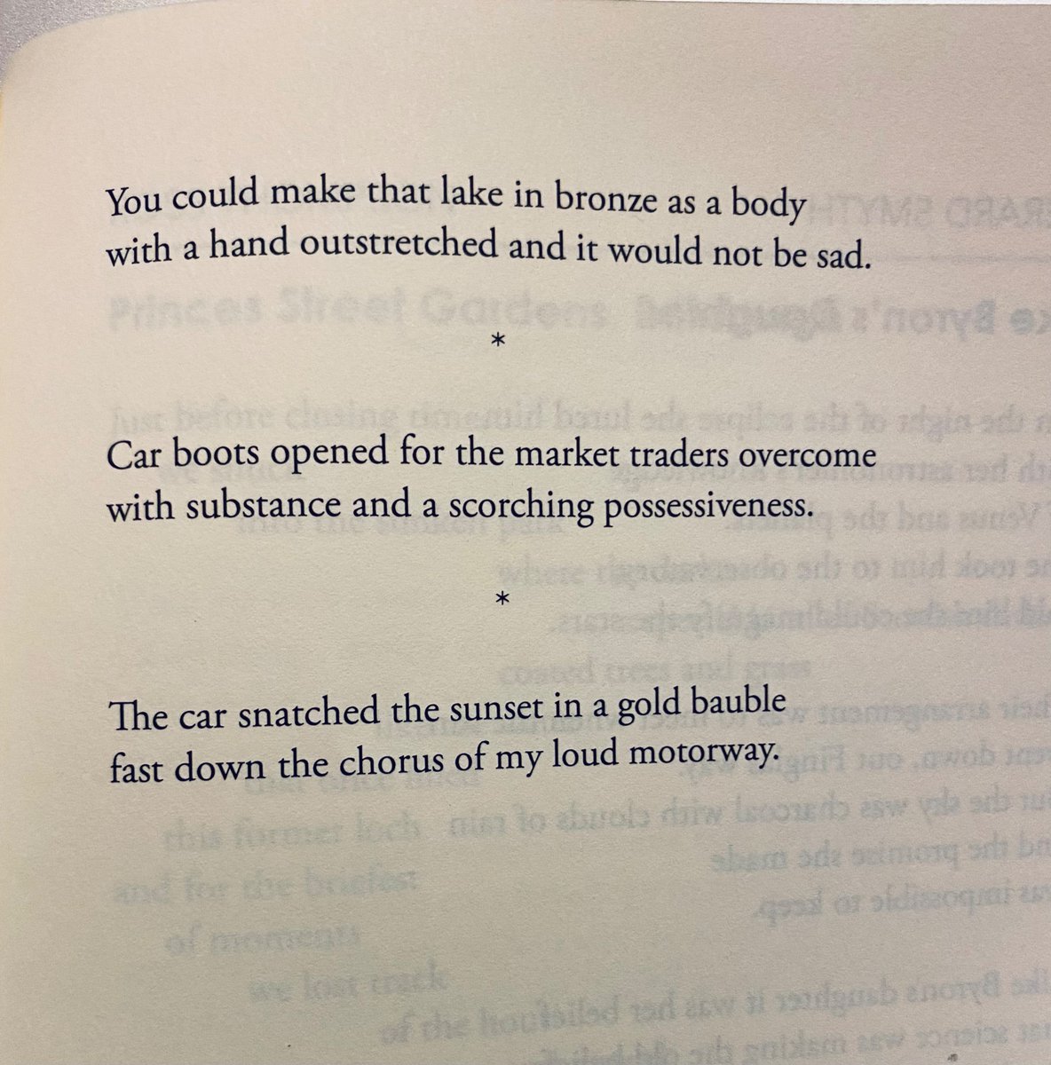 You could make that lake in bronze as a body with a hand outstretched and it would not be sad. “Out of the Dazzle” by @CherrySmyth, from Romance Options: An Anthology of Love Poems for Today, published October 10th by @dedaluspress. Preorder here: dedaluspress.com/product/romanc…