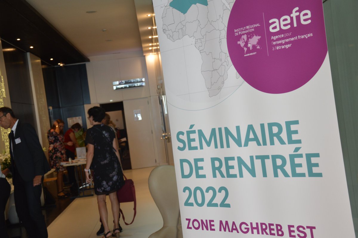 IRFMaghrebEst's tweet photo. [Vie du réseau]
Ouverture du #séminairederentrée de la zone Maghreb Est par l’Ambassadeur de France en Tunisie, @ParantAndre, et le Directeur Adjoint de l’#AEFE, M. Negrel. Les orientations et les enjeux de l’année scolaire à venir sont définis.
@aefeinfo @FranceTn 
#IRFMagrebEst https://t.co/QR2padz6t6