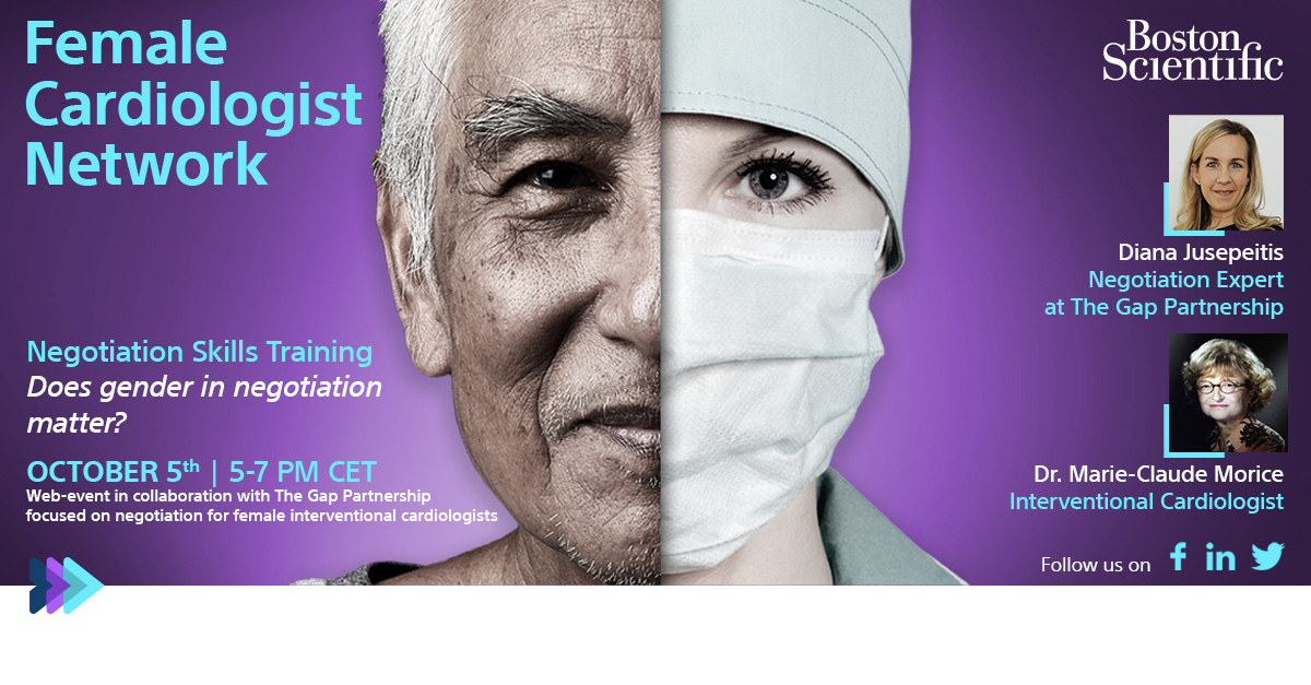 BSC_EU_Heart's tweet photo. Calling all #WIC: Still time to register for our Female Cardiologist Network #Negotiation Skills Training Wednesday 5pm CET, sign up here: https://t.co/DkhEbAznoo https://t.co/Cu3MBVwcA1