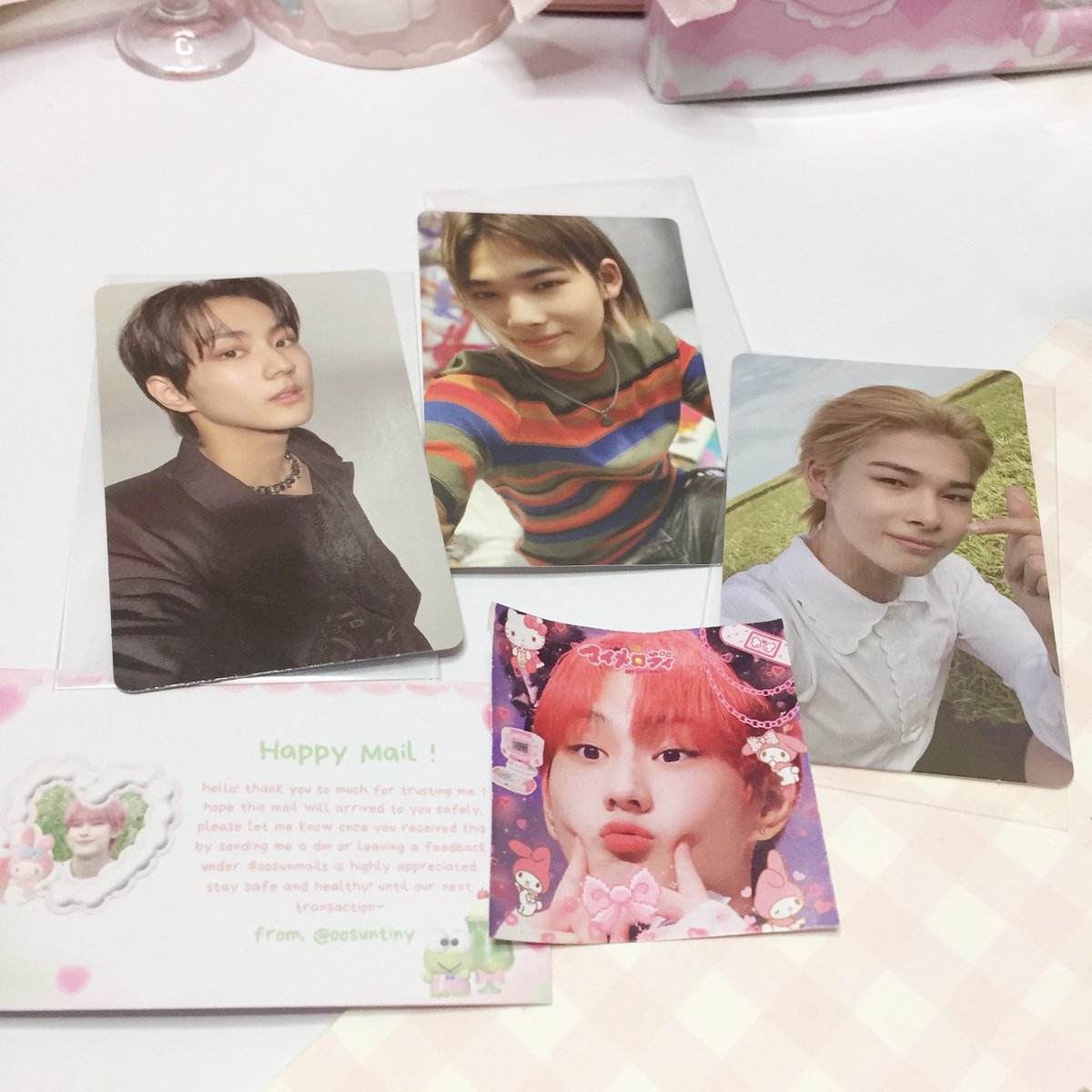 alys_corner's tweet photo. - mails 🎀
hiiii @oosuntiny wonki is alr home na >< thank uuu so much for packing them safely and forbtrading with me! super smooth and fast transaction aaaaa tysm also for the freebies! til next time 💗
#oosunmails <3 https://t.co/pFOaQBgl56