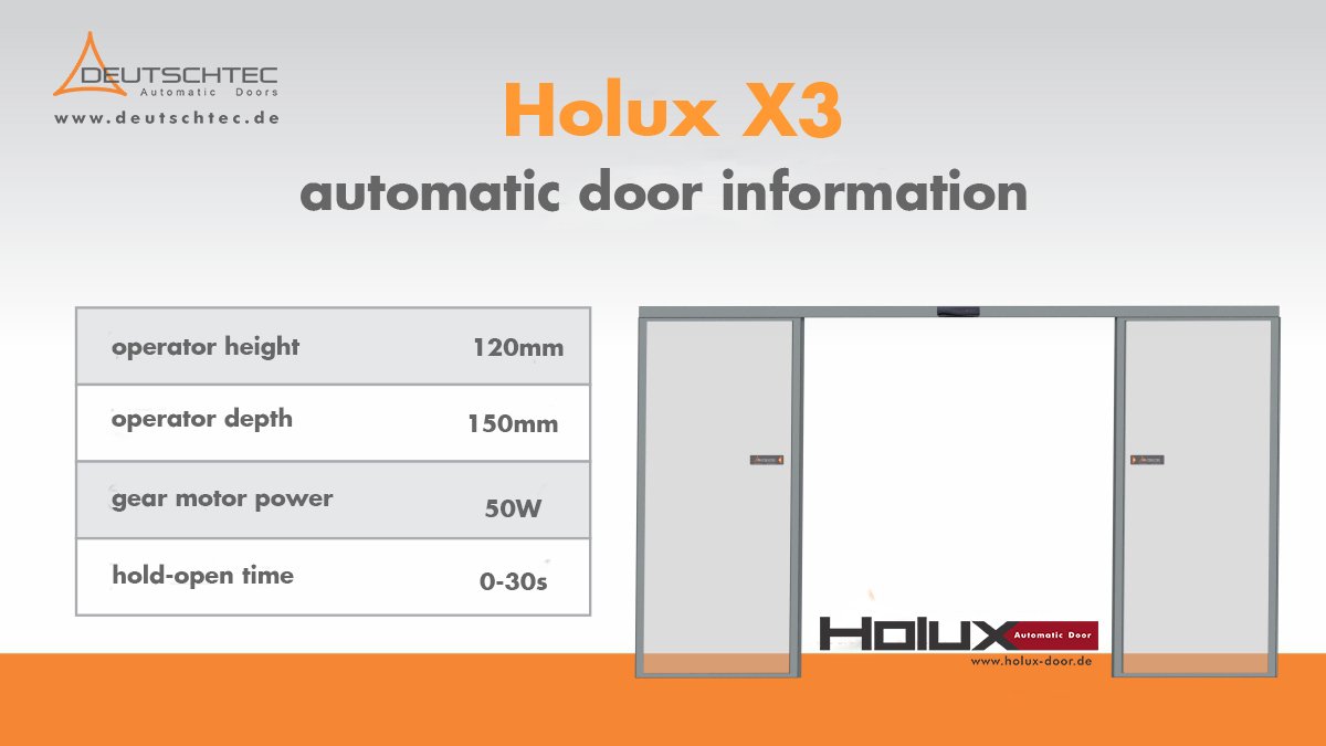 Deutschtec_Door's tweet photo. #Holux X3 is an excellent choice for places where average-sized doors with normal glass will do. This model stands a maximum load of 200 kg with considerable ease.
#automaticdoors #automaticdoor #entrancedoor #entrancedoors #glassdoor #glassdoors #glassdoordesign #Newdoor https://t.co/pMykQiYyUv