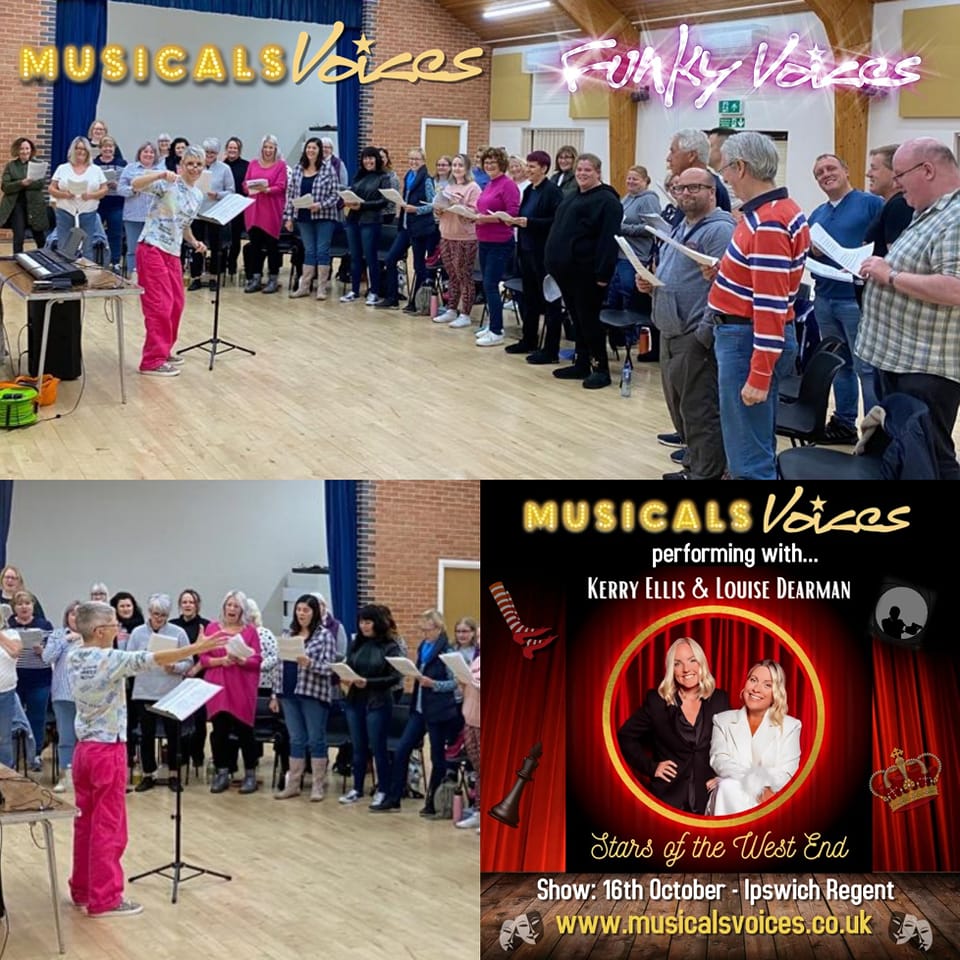 Had a Wᵢcₖₑd rehearsal ready for 𝐒𝐭𝐚𝐫𝐬 𝐨𝐟 𝐭𝐡𝐞 𝐖𝐞𝐬𝐭 𝐄𝐧𝐝 𝐒𝐡𝐨𝐰 with 𝐊𝐞𝐫𝐫𝐲 𝐄𝐥𝐥𝐢𝐬, 𝐋𝐨𝐮𝐢𝐬𝐞 𝐃𝐞𝐚𝐫𝐦𝐚𝐧 last night.  <a href="/IpswichRegent/">Ipswich Regent Theatre</a>  <a href="/IpswichCEx/">Ipswich Corn Exchange</a>  <a href="/kerryjaneellis1/">.</a> @LouiseDearman Tickets: ipswichtheatres.co.uk/what.../stars-…