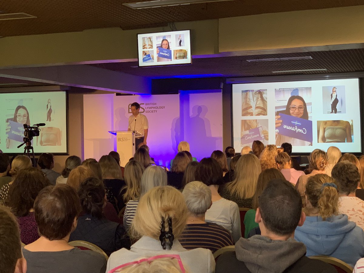 BritishLymph's tweet photo. #BLS2022 platinum sponsor @HaddenhamHealth’s Tom Wright tells us about the impact they’ve had on people living with #lymphoedema, and presents the Haddenham Code Finder #comfiwave https://t.co/SEE6QQgCLe
