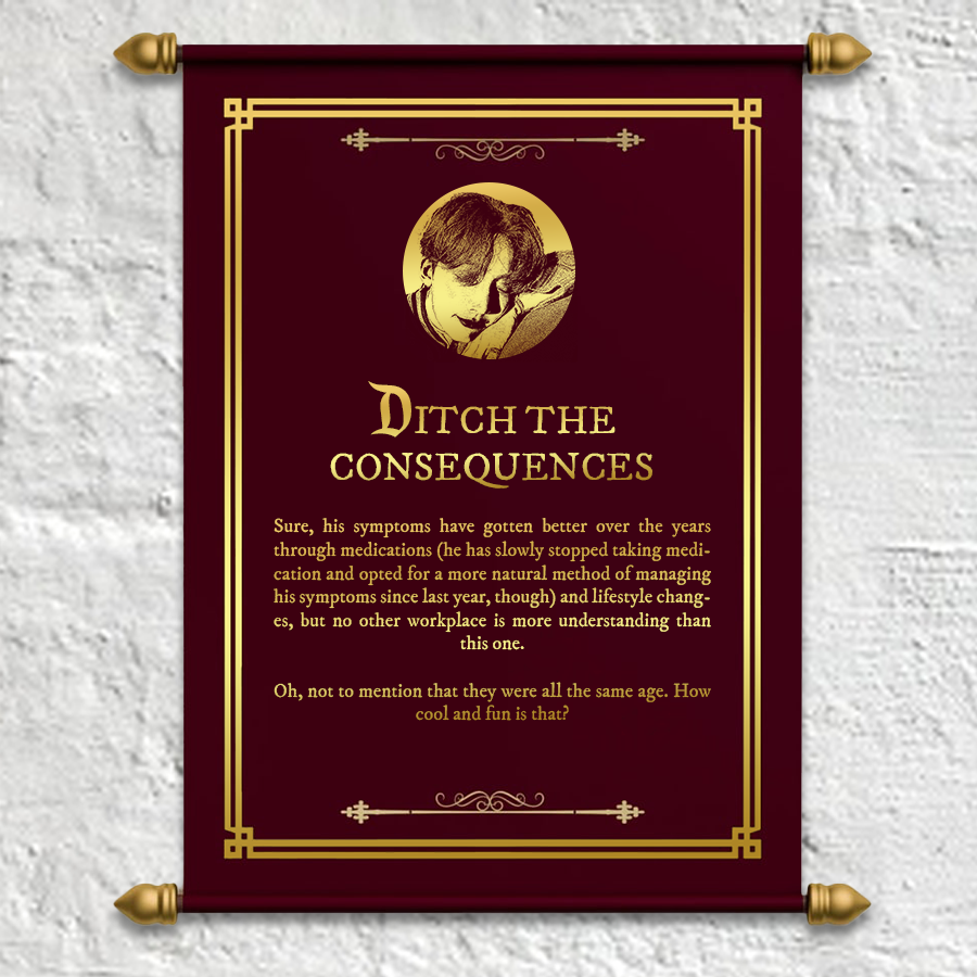 jcficfest's tweet photo. [ENG]
—vii. ❝ditch the consequences❞
 ✧ rated t
 ✧ developing friendships, eventual romance, narcoleptic!jh, implied/referenced homophobia, hopeful ending

read here: https://t.co/BGB0X4fUQQ

#JCFF22_ForeverAfter ✨ https://t.co/UOVl0Dwepv