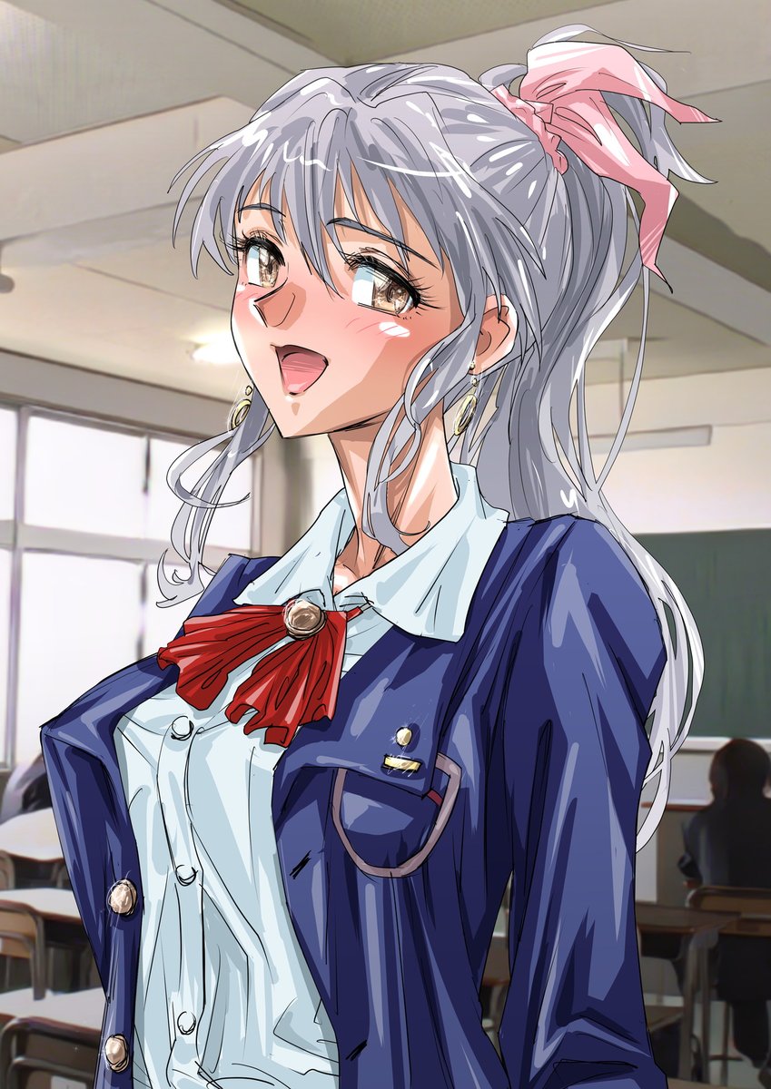 立ち絵描きなおした。 