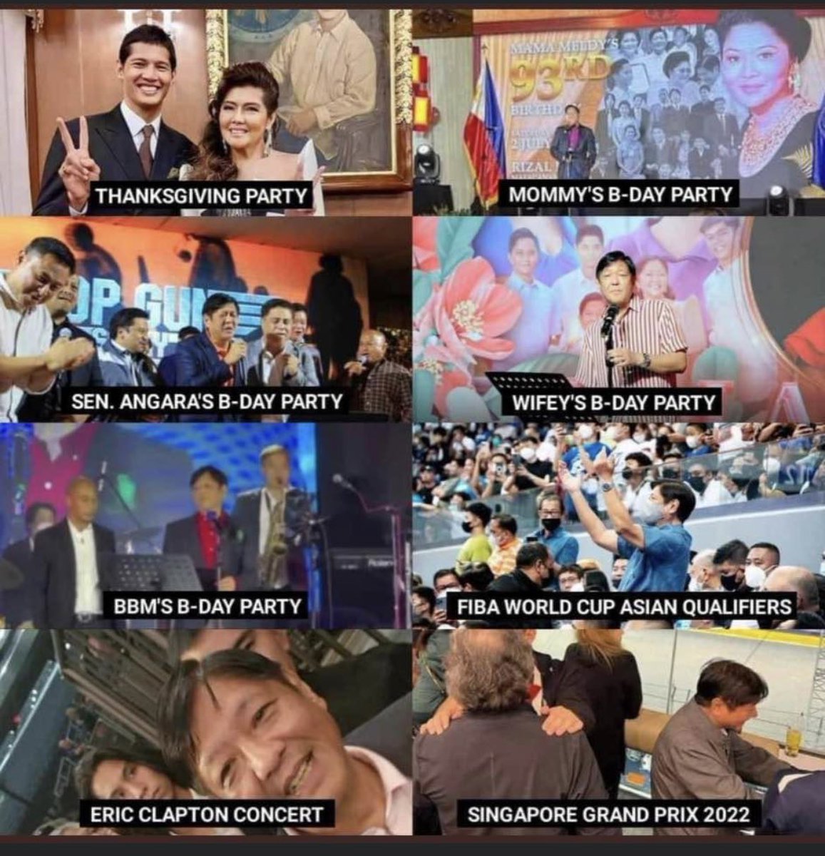 boochanco's tweet photo. This is what we call a multiparty system. Onli in the Pilipins! https://t.co/WBZuAl08Du