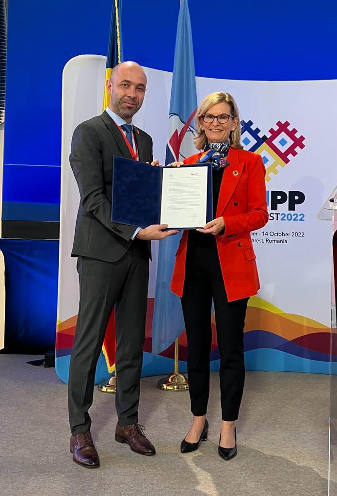 Today I proudly took the oath of office as <a href="/ITU/">Int’l Telecommunication Union</a> Secretary General-elect committing to exercise in all loyalty, discretion  and conscience the functions entrusted to me.