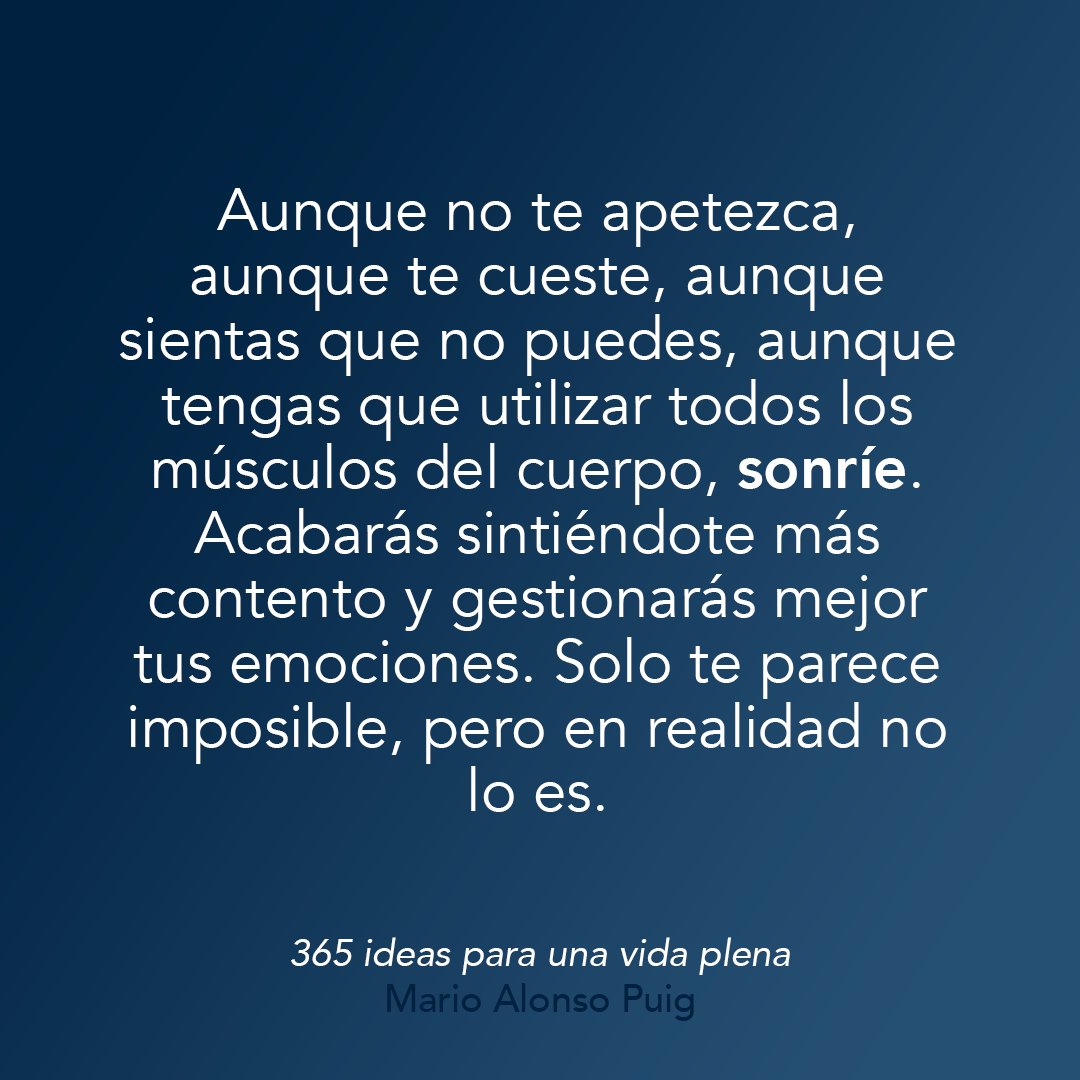 La sonrisa tiene un efecto transformador muy poderoso. Si sonríes de verdad, no solo lograrás sentirte más alegre, sino que transmitirás esa alegría a las personas que te rodean. Recuerda que crear un entorno seguro es indispensable para que el cerebro funcione bien.