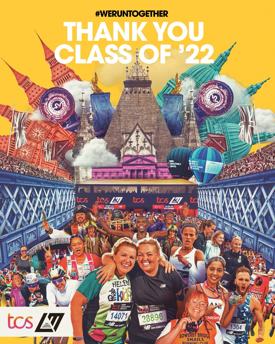 Class of '22 - you were incredible. 🥹

If you want to run the 2023 TCS London Marathon you can enter the ballot now: bit.ly/TCSLM2023Ballot

#LondonMarathon #WeRunTogether