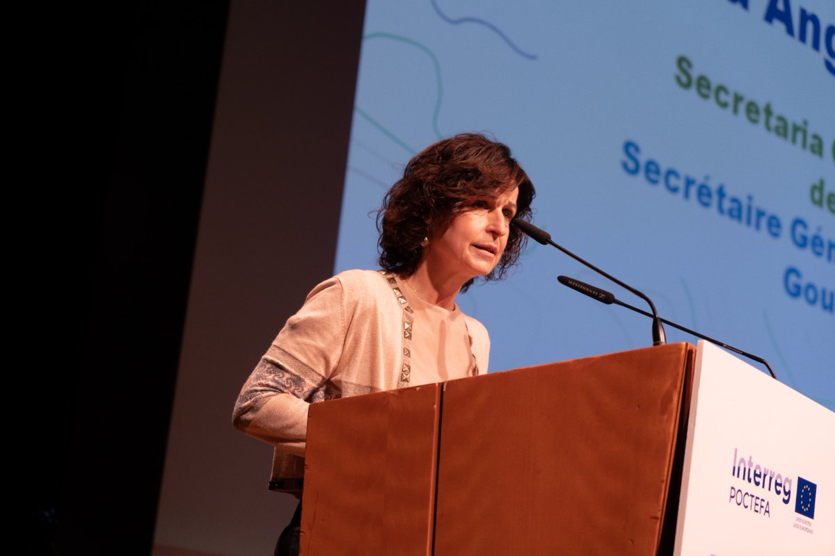 Europa en el Pirineo (@ctppoctefa) on Twitter photo 📢 María Ángeles Elorza, secrétaire générale de l'action extérieure du <a href="/Irekia/">IrekiaEJGV</a> ouvre l'événement de présentation des résultats #POCTEFA 📢 María Ángeles Elorza, secrétaire générale de l'action extérieure du <a href="/Irekia/">IrekiaEJGV</a> ouvre l'événement de présentation des résultats #POCTEFA