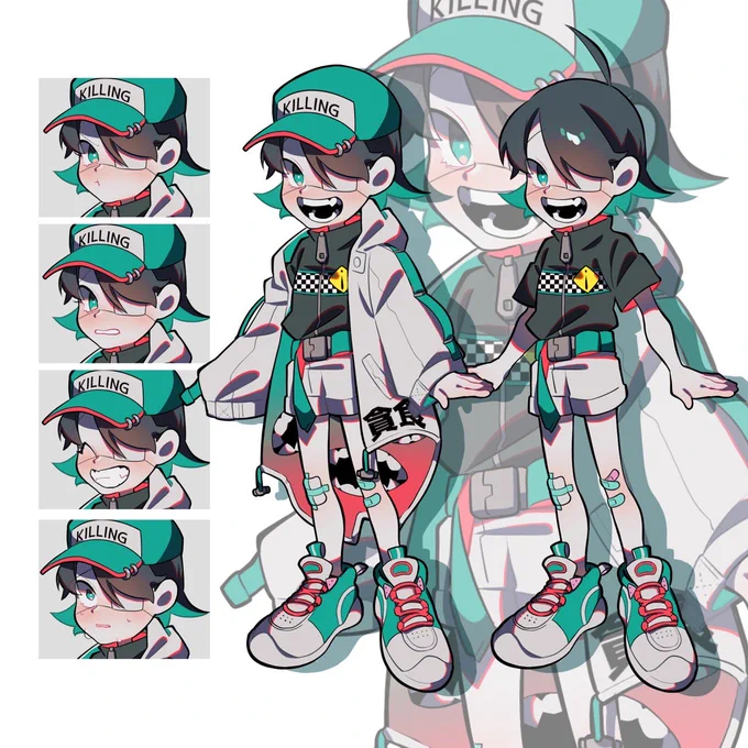 #その辺の邪神きよいちくん 立ち絵ができた(課題) 