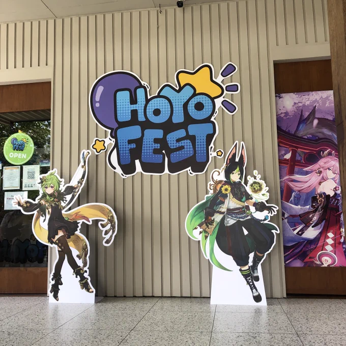 today was pretty neat :] #hoyofestph #Genshinlmpact 