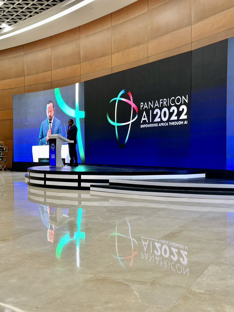 SolomonMKassa's tweet photo. The official kick-off of @PanAfriconAi #PanAfriConAI2022 at the newly inaugurated Science Museum in #AddisAbaba #Ethiopia with a keynote speech by the guest of honor PM Abiy.
#PanAfrican #AI #Innovation #tech https://t.co/DukHkEEWM0