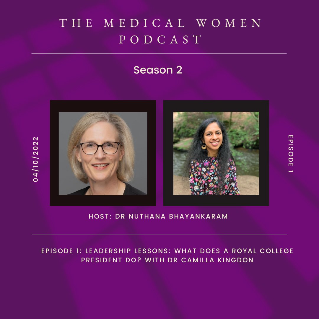 medicalwomenuk's tweet photo. Season 2 of our podcast has now arrived! This season we're exploring 'who, what, why' and our first episode is all about What a Royal College President does, with @RCPCHtweets @RCPCHPresident @CamillaKingdon

Listen wherever you get your podcasts! 

#paedstwitter #medtwitter https://t.co/ZrDNCBPV6l