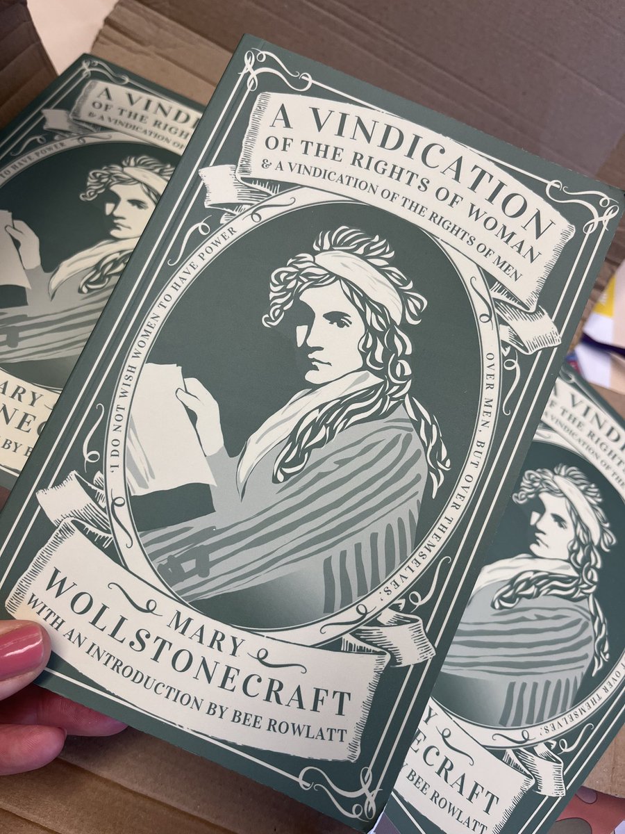 💜 This fabulous new #Wollstonecraft edition from @renardpress has not one but BOTH Vindications & an intro from yours truly. ❤️ The very origins of human rights. Have you forgotten how good they taste ?