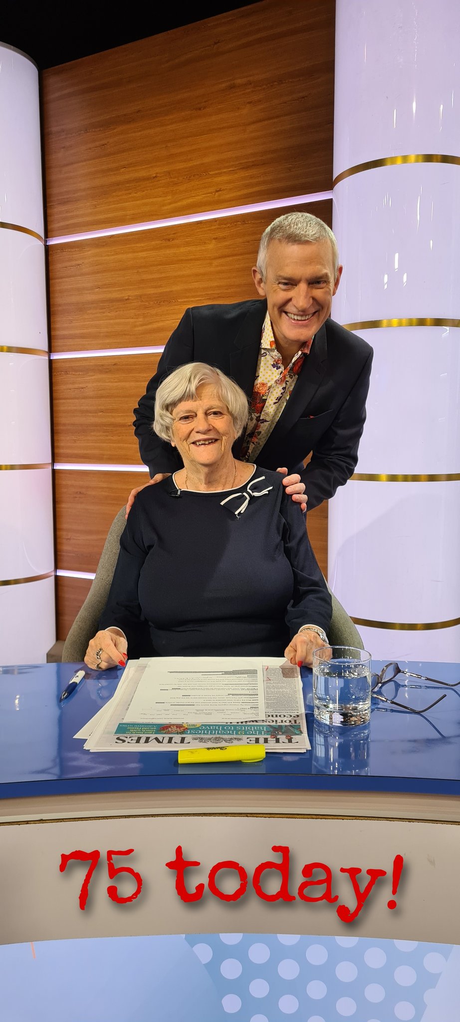 Happy birthday Ann Widdecombe 75  