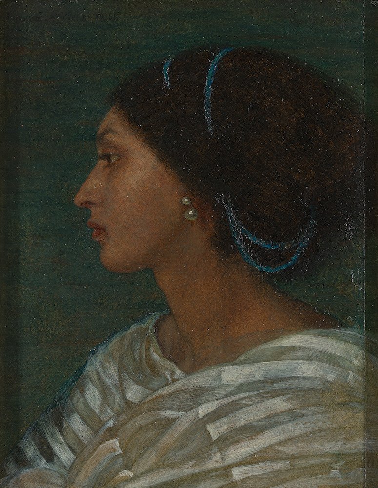 As we begin #BHM let's celebrate Jamaican-born Fanny Eaton (1835–1924), an overloooked yet prominent and influential muse for the Pre-Raphaelites, who often played the role of biblical, mythological and literary heroines