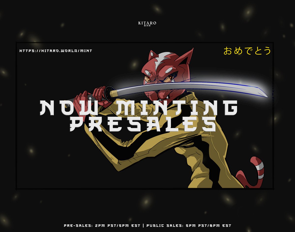 PitchEng's tweet photo. EXPLORERS!✨

MINTING IS LIVE! 

MINT: https://t.co/0JmCnhSBXQ
DISCORD: https://t.co/XlIkjXPkG4
-
 #kitarofollowkitaro https://t.co/DIyMNp60zS