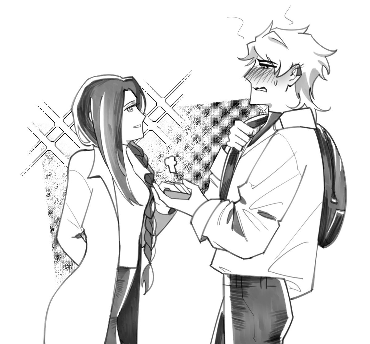 Julien_LHS's tweet photo. In the Autumn Morning🍂

"Thank you ... I'll return it later."
Damn god...I bet it that my face really red right now.

[ วาดเก็บโมเม้นต์โรลคับ🖌 ] https://t.co/zw2cIcDCNH