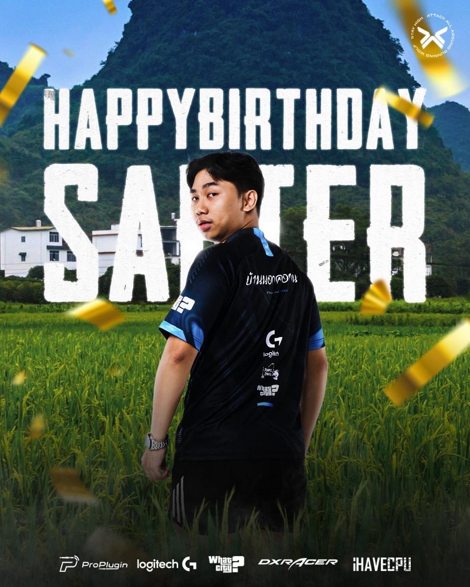 AAAEsports_'s tweet photo. 🎂𝐇𝐀𝐏𝐏𝐘 𝐁𝐈𝐑𝐓𝐇𝐃𝐀𝐘 “𝐒𝐚𝐞𝐭𝐞𝐫” 𝟎𝟒.𝟏𝟎.𝟐𝟎𝟐𝟐🎂
สุขสันต์วันเกิด “Saeter” หรือ ที่หลายๆ คนรู้จักกันคือ “บ้านนอกคอกนา” หนึ่งใน AAA Streamer ทุกคนสามารถอวยพรวันเกิดให้ Saeter ผ่านทางคอมเมนต์โพสต์นี้และส่งกำลังใจให้ได้ที่ : บ้านนอกคอกนา
#AttackAllAround #Saeter https://t.co/ppIlYF8UXT