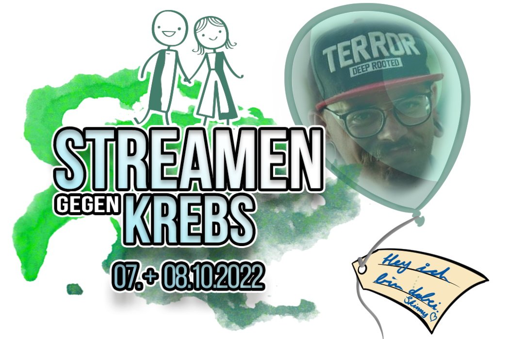 Ich bin dabei! Am 07.10. ab 21 Uhr starten wir gemeinsam auf Twitch einen Charity-Stream und sammeln für den Elternverein Leukämie- und Tumorkranker Kinder Bremen e.V. Wer macht noch mit? Lasst euch überraschen - in den nächsten Tagen erfahrt ihr mehr!