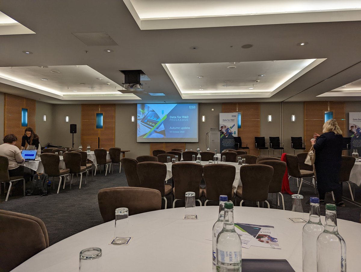 At the Data for R&amp;D autumn update meeting today. Looking forward to hearing about the good work that is going on and discussing how we can continue to leverage data to improve patient care