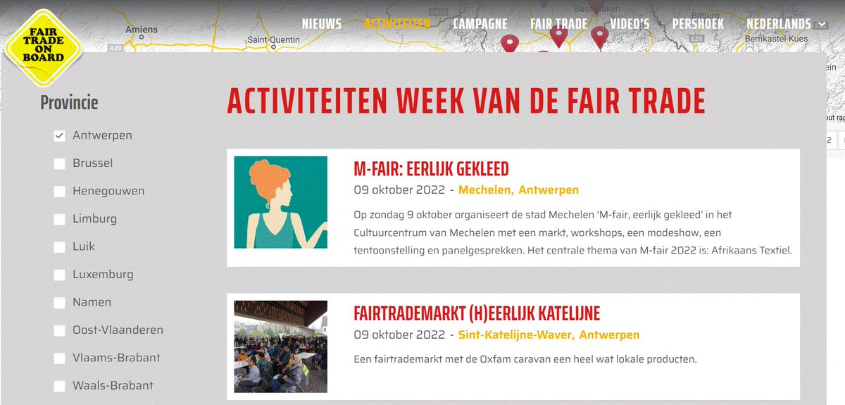 🎉De Week van de Fair Trade start morgen!
Découvrez le #commerceéquitable dans votre quartier :
défilés de mode, jeux de ville, pièces de théâtre, ateliers, marchés équitables... 
Check de online kalender en doe mee!
👉bit.ly/3M32pGK
<a href="/Enabel_Belgium/">Enabel</a>