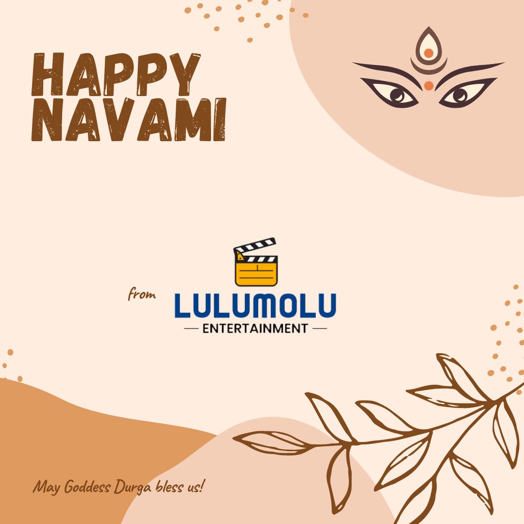 lulumolufilms's tweet photo. Happy Maha Navami from Lulumolu Entertainment Pvt. Ltd.

#lulumoluentertainments
#parisentertainmentindia
#theparistime
#directorrahulkhan
#actorsahilchaudhary
#rahulkhanfilmdirector
#faraazcreativedirector
#lulumoluentertainment https://t.co/vcTDoQ8wqr