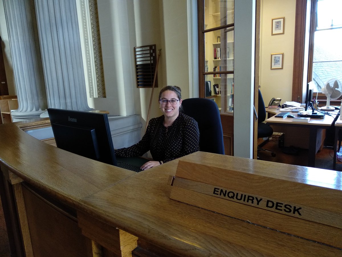 caiuslib's tweet photo. With more than 14 years international experience in libraries, Sara is your first point of contact at the Enquiry Desk. She’s here to help so don’t be shy, no question is too big or too small! #MeetTheLibraryTeam https://t.co/7aQzpc0ThZ