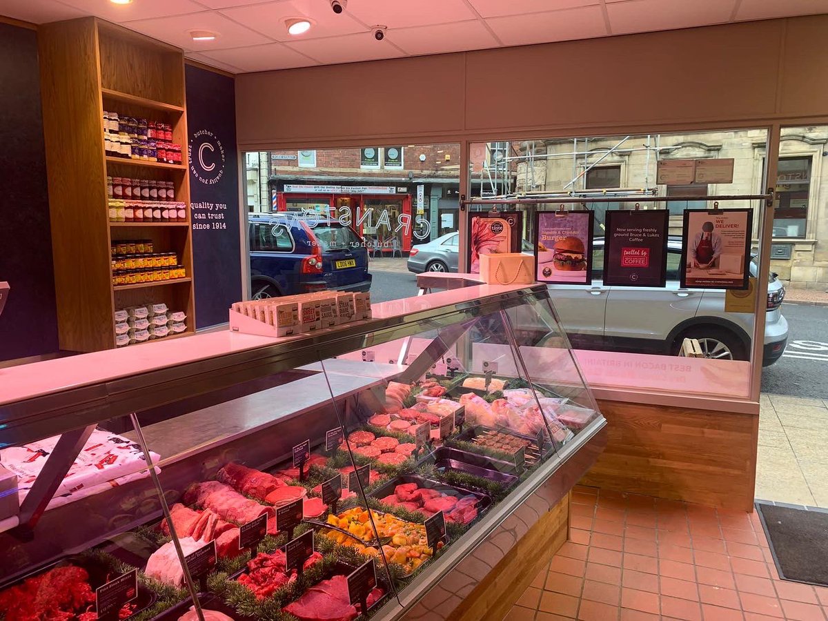 hkinteriors's tweet photo. Working on a very tight timeline HK were instructed to undertake a full re-fit at Cranstons in Hexham to their new store format. Full external decoration, new signage throughout, new full suspended ceiling and lighting along with much more all achieved within 8 days.
#shopfitting https://t.co/1fXiGWSElq