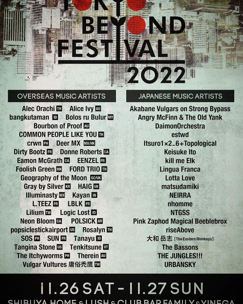 VulgarVultures's tweet photo. We are going to Japan!
Thank you Tokyo Beyond Festival
And we will have Japan Tour at the same time !
We will have Japan Tour version of the album T-shirt to fundraising our JP Tour
See you in Japan!
百般波折
我們要去東京參加Tokyo beyond 音樂節!
#tokyobeyond #japantour https://t.co/BPf8sMUn4i