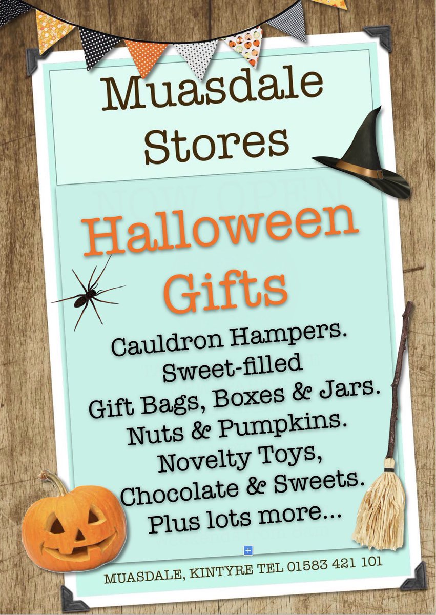 Halloween Gifts… #Halloween2022 #muasdale #kintyre #argyll #tarbert #campbeltown #gigha #machrihanish