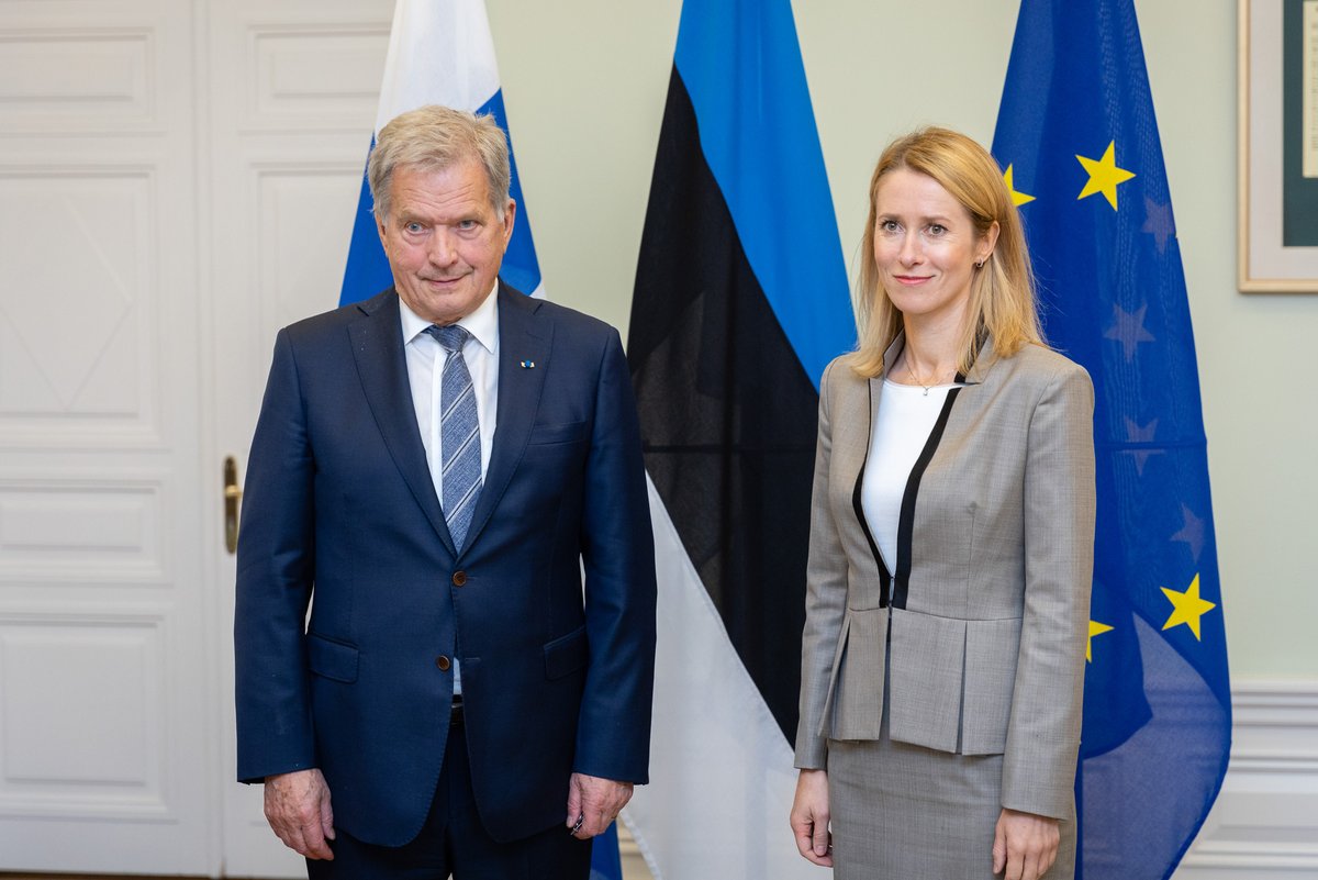 An open exchange of views on Russia's war of aggression in Ukraine and our response to it with Prime Minister @kajakallas.