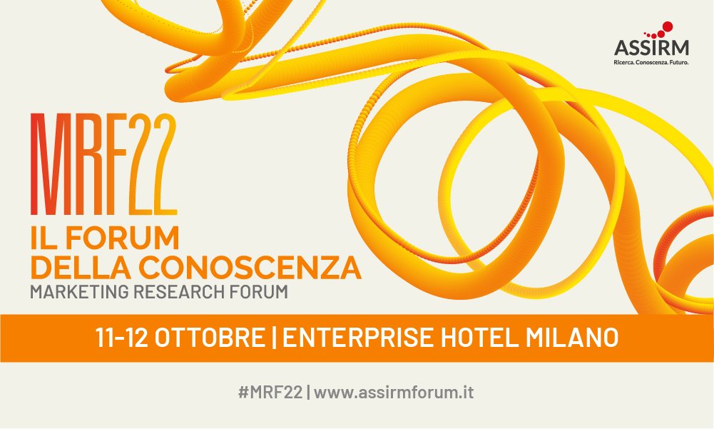 Manca davvero poco alla IX edizione al MRF22 – Il Forum della Conoscenza, la manifestazione organizzata da <a href="/AssirmRicerca/">ASSIRM</a> che si terrà a Milano l'11 e 12 ottobre. 

Per maggiori informazioni: assirmforum.it

#MRF22 #ASSIRM #ricerche #scenari #appuntamenti #touchpoint