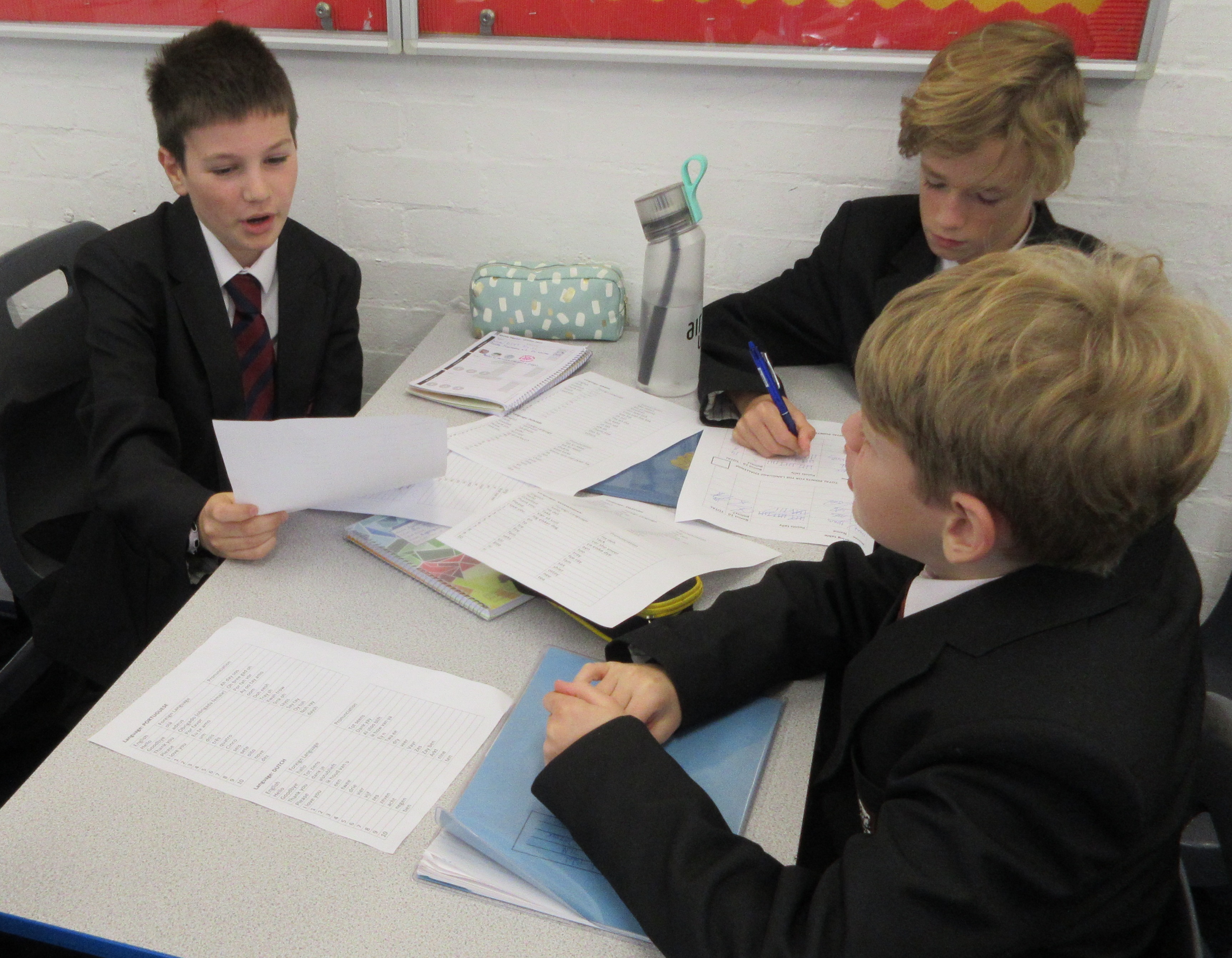 Hinchley Wood School on Twitter "Languages week Year 7 challenge. Can