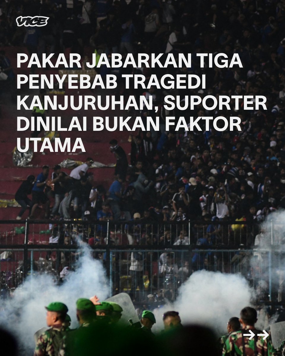 Ahli pengaturan kerumunan di ruang publik dari Inggris secara gamblang menilai tragedi sepakbola di Malang itu tanggung jawab regulator dan aparat keamanan. bit.ly/3SV9sDS