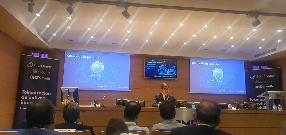 LuisMartinG1's tweet photo. Fantástica jornada de Tokenizacion de activos inmobiliarios. Todo el sector cambiará y se verá afectado por el blockchain y la tokenizacion. Socimi's como Ktesios están analizando el innovando en estas nuevas tendencias y oportunidades. @Ktesios https://t.co/pjFC5sO6rB