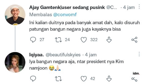 indomyfess's tweet image. -idm sender ngabrut liat ini😭😭 
kayanya dia bakal kaget kalo tau army pernah ngasih hadiah tanah di mars untuk jungkook😭😭