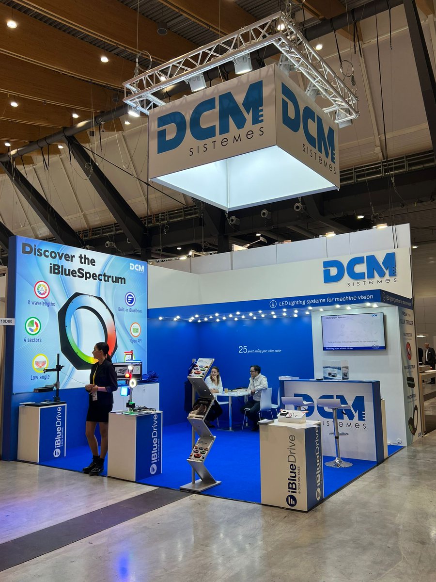 DCMSistemes's tweet photo. 💯We are so happy for attending the Vision fair at @Messe_Stuttgart. We are looking forward to seeing all of you come by.
👍🏻Check us out at booth 10D80 in hall 10!
#DCMSistemes #iBlueDrive #Multisector #visionstr #vision2022 https://t.co/1OPndGShhQ
