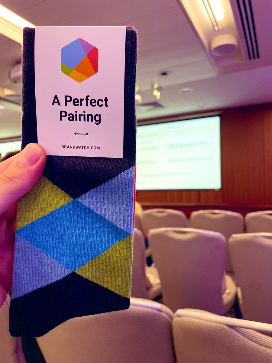 MellyMelike's tweet photo. Is it really a BrandWatch conference without these socks? @Brandwatch #BWmasterclassUK 🧦 https://t.co/ZD5HiXK6yx