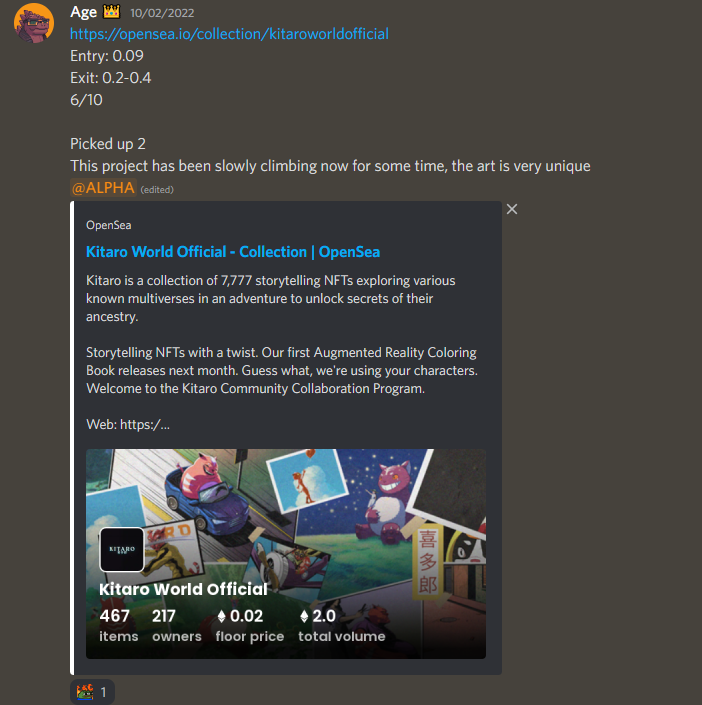 ageyboii's tweet image. Annndddd another one 🚀 we do not miss.

Called these at 0.09 // picked up 2
Exit: 0.4+
Profit: 0.6

First 50 RTs will get 3 day access @TheGymClubAlpha 💎