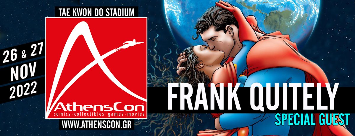 Legendary comic artist Frank Quitely is coming to our convention.
Stay tuned for more announcements!

#AthensCon2022 #AthensCon #FrankQuitely #Convention #Fy #comics