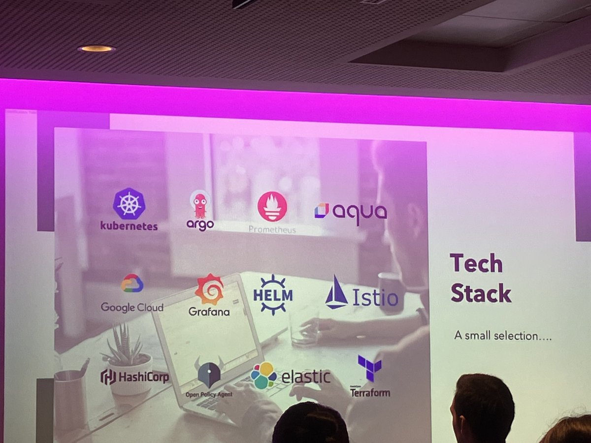 <a href="/AquaSecTeam/">Aqua Security</a> getting a shout out in the <a href="/LloydsBank/">Lloyds</a> talk at #kubehuddle